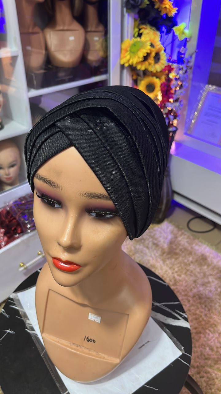 Premium Pre-Tied Gele Frontal Unit